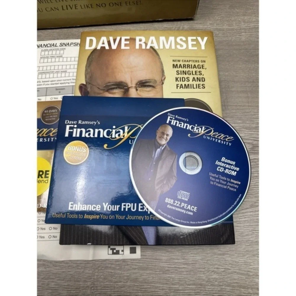 Dave Ramsey's Financial Peace University Membership Kit Course Box. New-Open Box